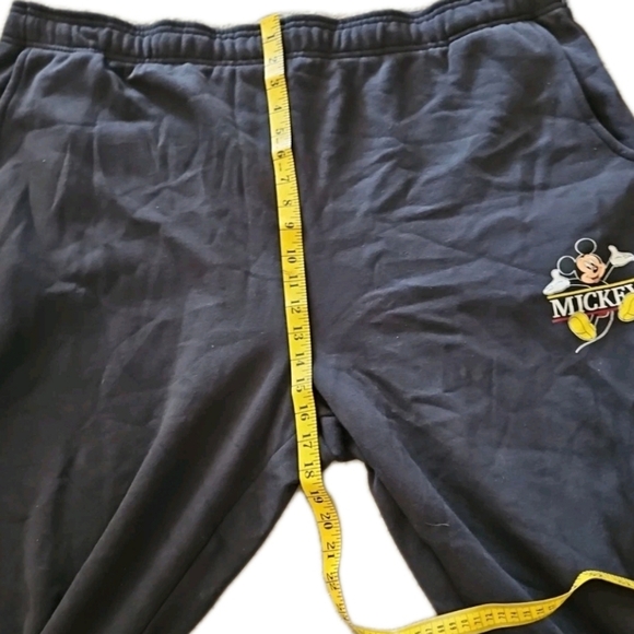 Disneyland Resort Mens Black Mickey Mouse Comfortable Disney Sweatpant JoggerXXL - Picture 8 of 14